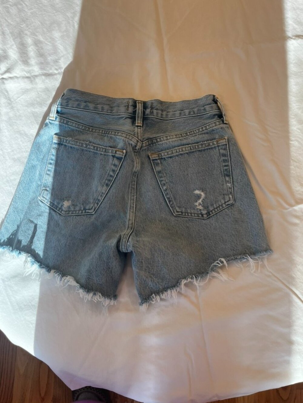 AGOLDE Parker cut off shorts button fly - Picture 3 of 3